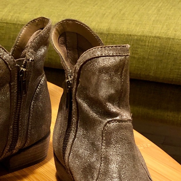 Anthropologie Seychelles Ankle Boot Metallic 8 1/2 - Picture 9 of 12